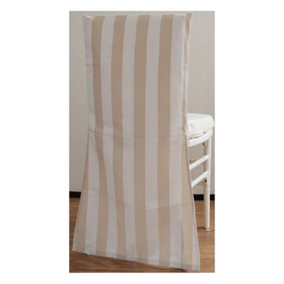 Alquiladora en Puebla | Funda Silla Rayas Beige